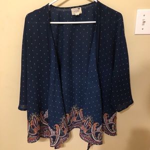 Navy kimono